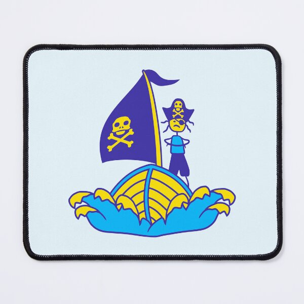 Item preview, Pirate Ship Child Captain Bad Buccaneer Boy Waves designed and sold by shirt-o-mat.