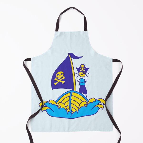 Item preview, Pirate Ship Child Captain Bad Buccaneer Boy Waves designed and sold by shirt-o-mat.