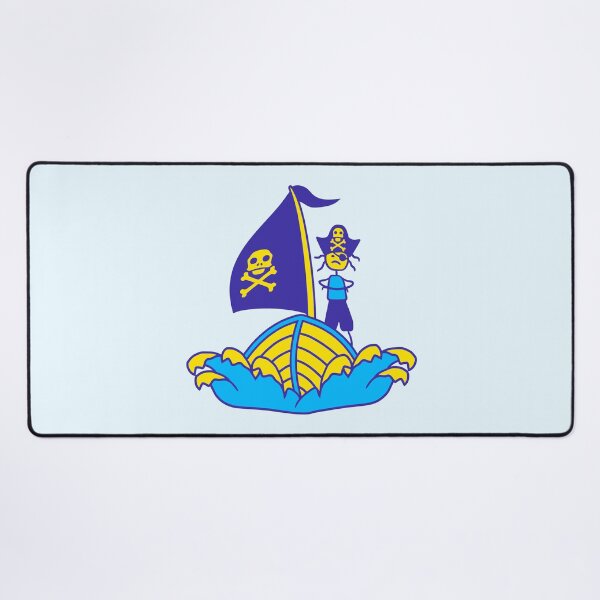 Item preview, Pirate Ship Child Captain Bad Buccaneer Boy Waves designed and sold by shirt-o-mat.