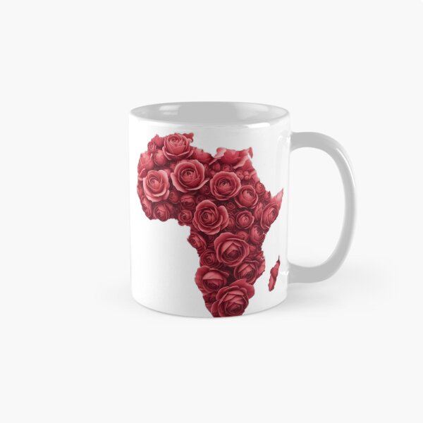 Artikelvorschau, Karte von Afrika Rote Rosen entworfen und verkauft von Africa My Tribe.