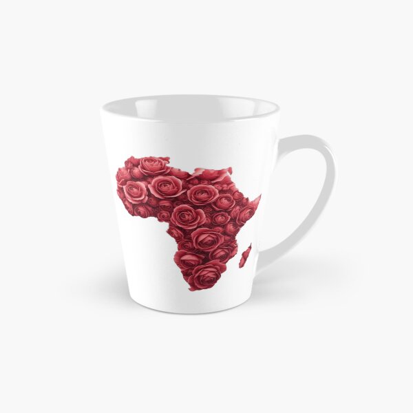 Artikelvorschau, Karte von Afrika Rote Rosen entworfen und verkauft von Africa My Tribe.
