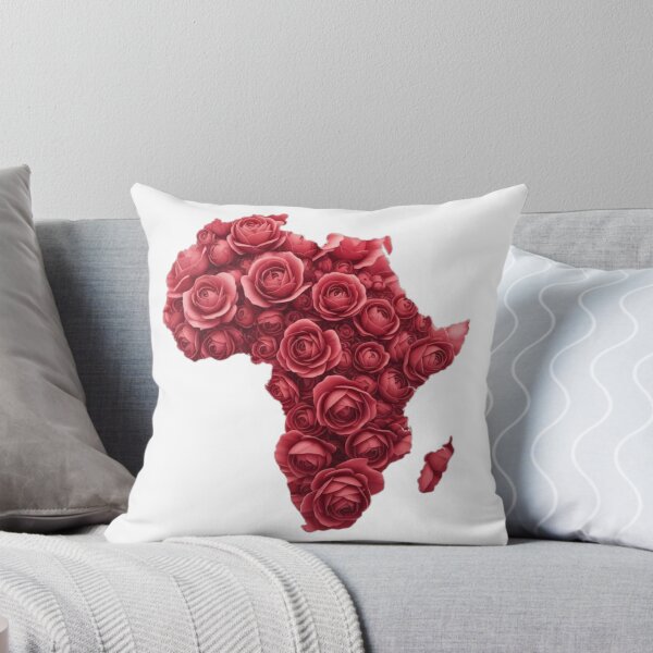Artikelvorschau, Karte von Afrika Rote Rosen entworfen und verkauft von Africa My Tribe.