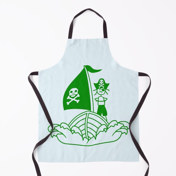 Item preview, Pirate Ship Child Captain Bad Buccaneer Boy Waves designed and sold by shirt-o-mat.