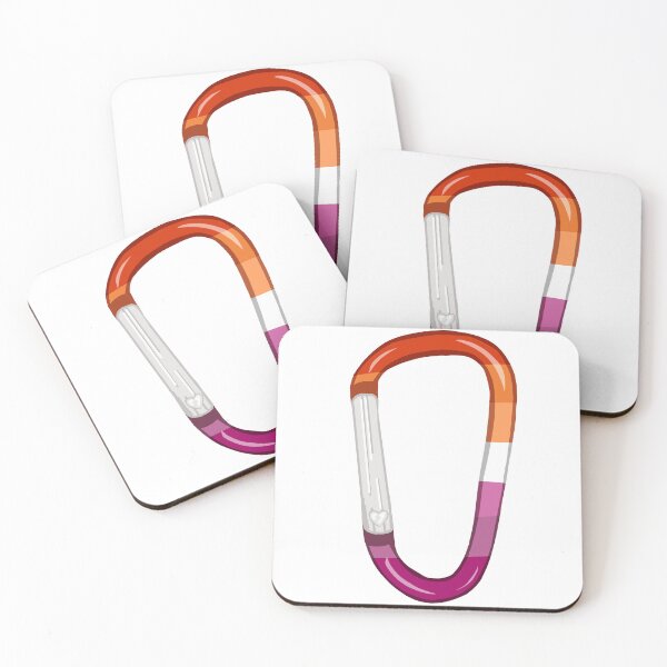 Item preview, Lesbian Pride Carabiner designed and sold by finchfaith.