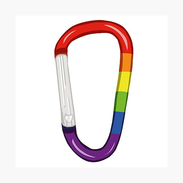 Item preview, Gay Pride Carabiner designed and sold by finchfaith.