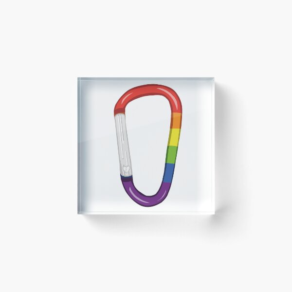 Item preview, Gay Pride Carabiner designed and sold by finchfaith.