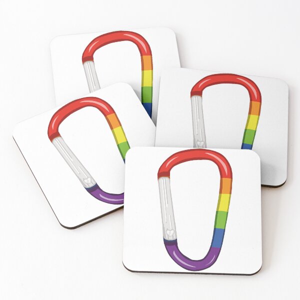 Item preview, Gay Pride Carabiner designed and sold by finchfaith.