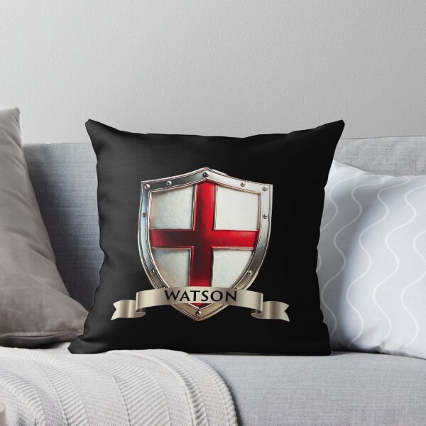 Item preview, Watson English Shield Blue Chevron, Golden Crescents, and St Georges Cross designed and sold by Highlandkings.