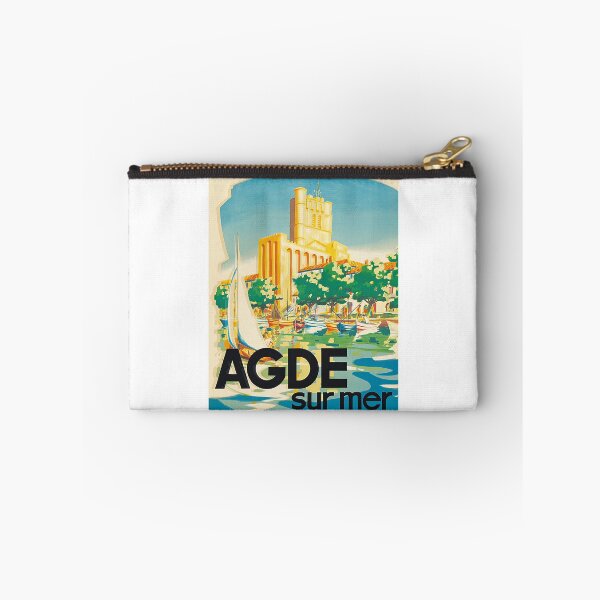 Item preview, Agde France - On the Sea (Sur Mer) - Cote D’Azur - The French Riviera - Vintage Travel Poster c.1950s  designed and sold by TeeARTHY.