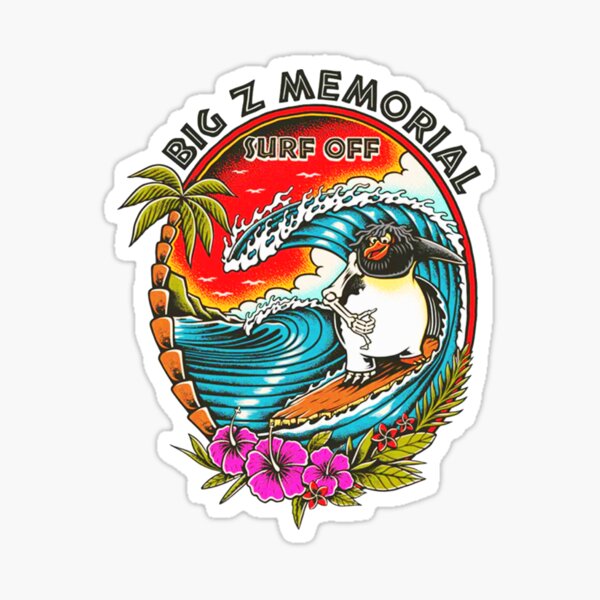 Item preview, Vintage Surfing competition Big Z Memorial Surf Off designed and sold by Kludoman.