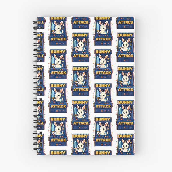 Item preview, Bunny Attack Arcade designed and sold by dropdabunny.