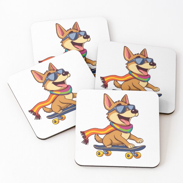 Item preview, Skater Dog Pride Ride designed and sold by DaniArtDesign81.