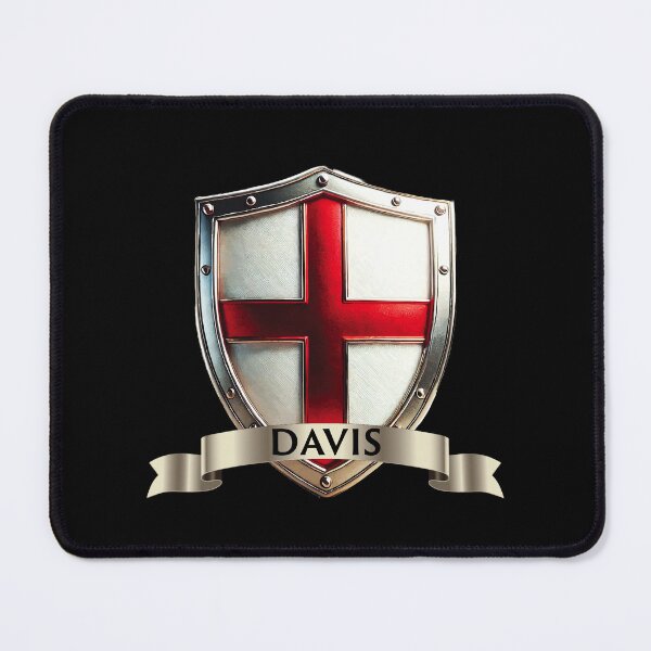 Item preview, Davis English Shield White Chevron and Boars with St Georges Cross designed and sold by Highlandkings.