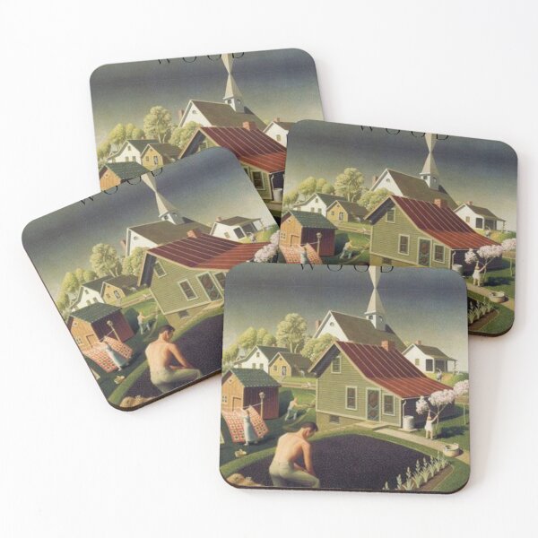 Item preview, Grant Wood designed and sold by Pretty Postcards.
