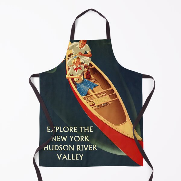 Item preview, Explore New York Hudson River Valley Couple Canoe American Travel Tourism Vintage designed and sold by TeeARTHY.