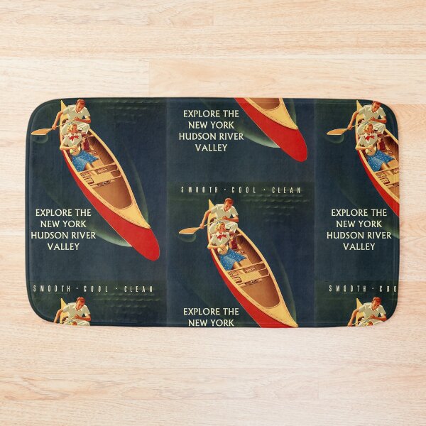 Item preview, Explore New York Hudson River Valley Couple Canoe American Travel Tourism Vintage   designed and sold by TeeARTHY.