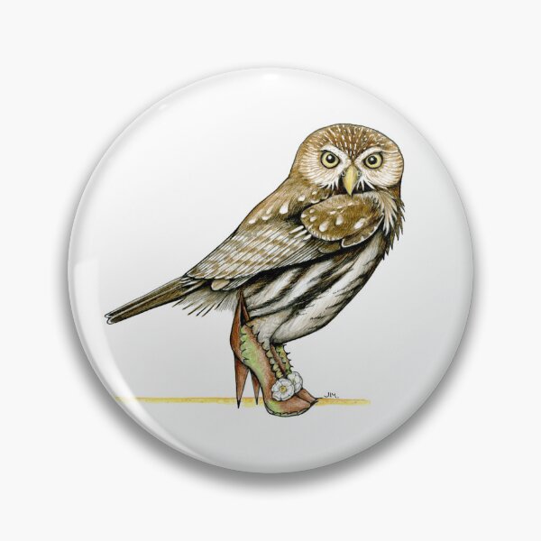 Item preview, Cactus Ferruginous Pygmy-Owl in Cactus Shoes  designed and sold by JimsBirds.