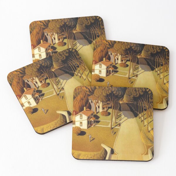Item preview, Grant Wood designed and sold by Pretty Postcards.