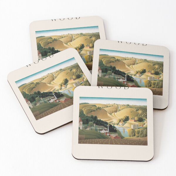 Item preview, Grant Wood designed and sold by Pretty Postcards.