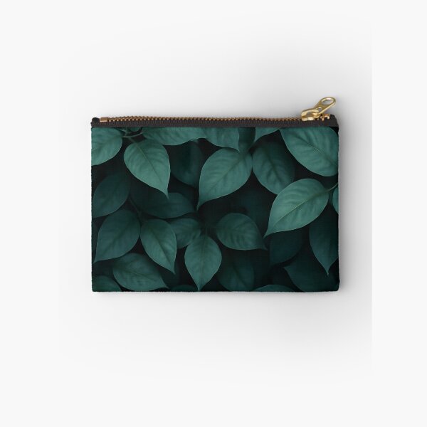Item preview, Close-up texture of dark green leaves creating a dense natural pattern and organic background designed and sold by homydesign.