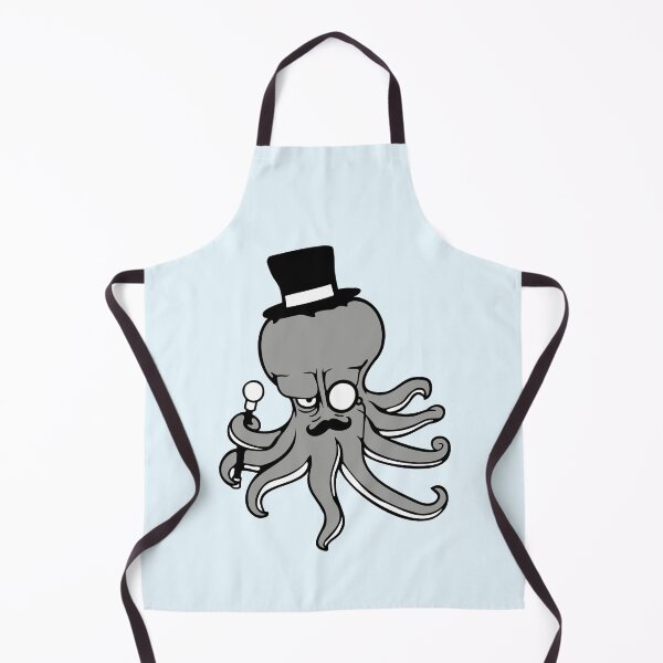 Item preview, Kraken Mr. Sir top hat monocle glasses rich man designed and sold by shirt-o-mat.