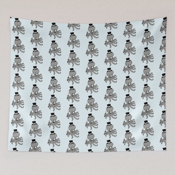 Item preview, Kraken Mr. Sir top hat monocle glasses rich man designed and sold by shirt-o-mat.