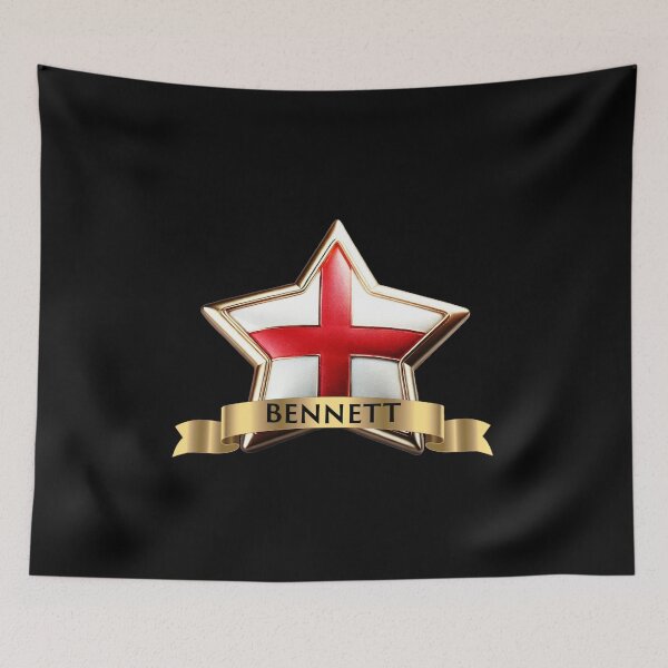 Item preview, Bennett Star Crest  Shining English Heritage and Noble Courage designed and sold by Highlandkings.