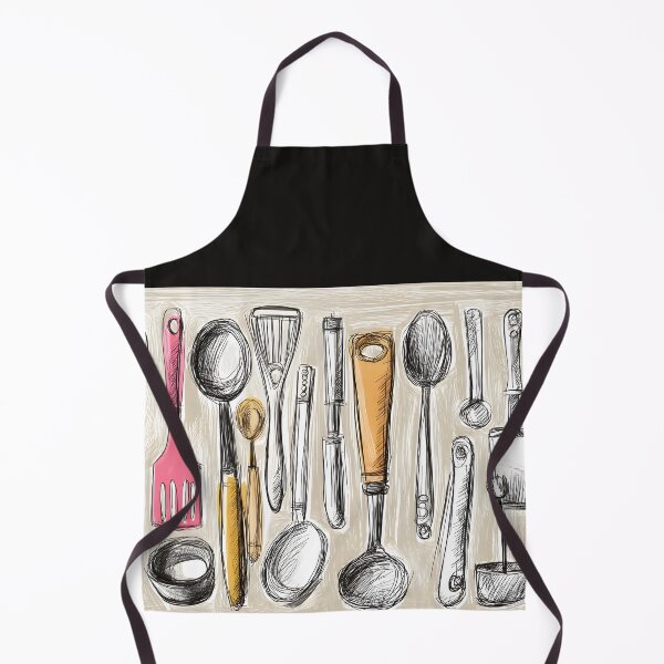 Item preview, Wall Art of Colorful Kitchen Tools - Whisk, Spatula, and Ladle in Vibrant Harmony designed and sold by OlfactoART Studio.