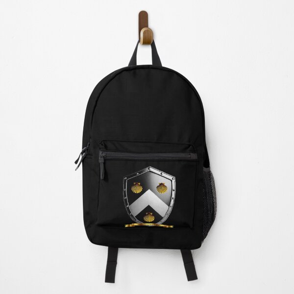 Item preview, Mitchell Family Shield  Bold Chevron and Shells with Proud Name Banner designed and sold by Highlandkings.