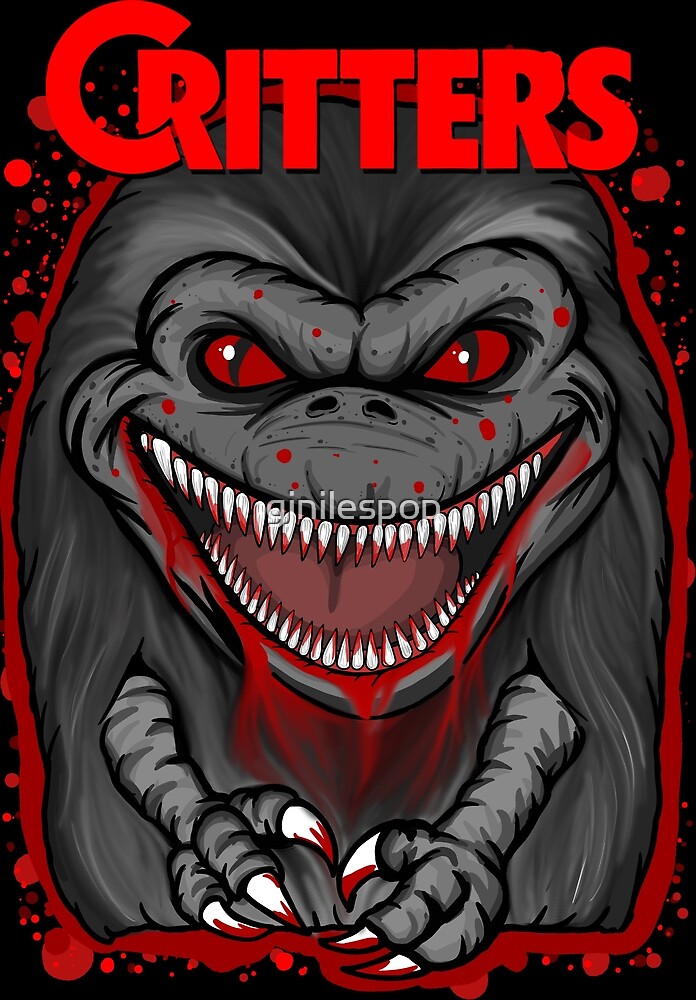 Critters 80s Monsters By Gjnilespop Redbubble