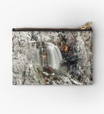 Whitewater Falls in White Studio Pouch