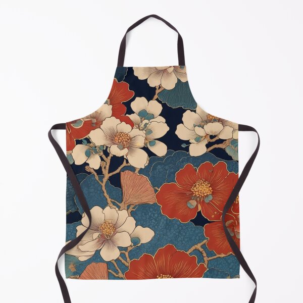 Item preview, Ukiyo e Boho Flowers designed and sold by LeachsDungeon.