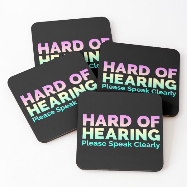 Item preview, I'm Hard of Hearing Please Speak Clearly designed and sold by wendymariemedia.