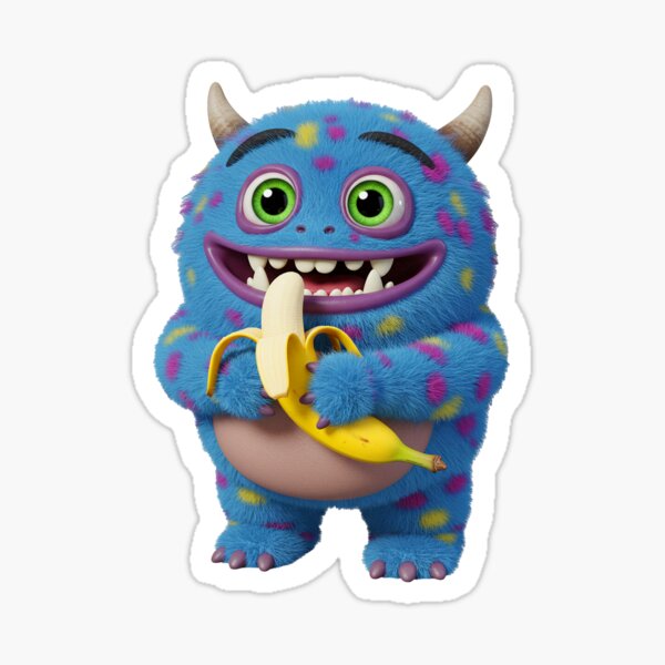 Cute Monster Collection Sticker
