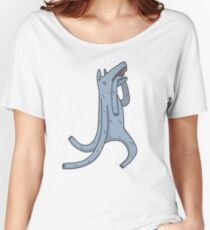 Hand eating doggo Women's Relaxed Fit T-Shirt