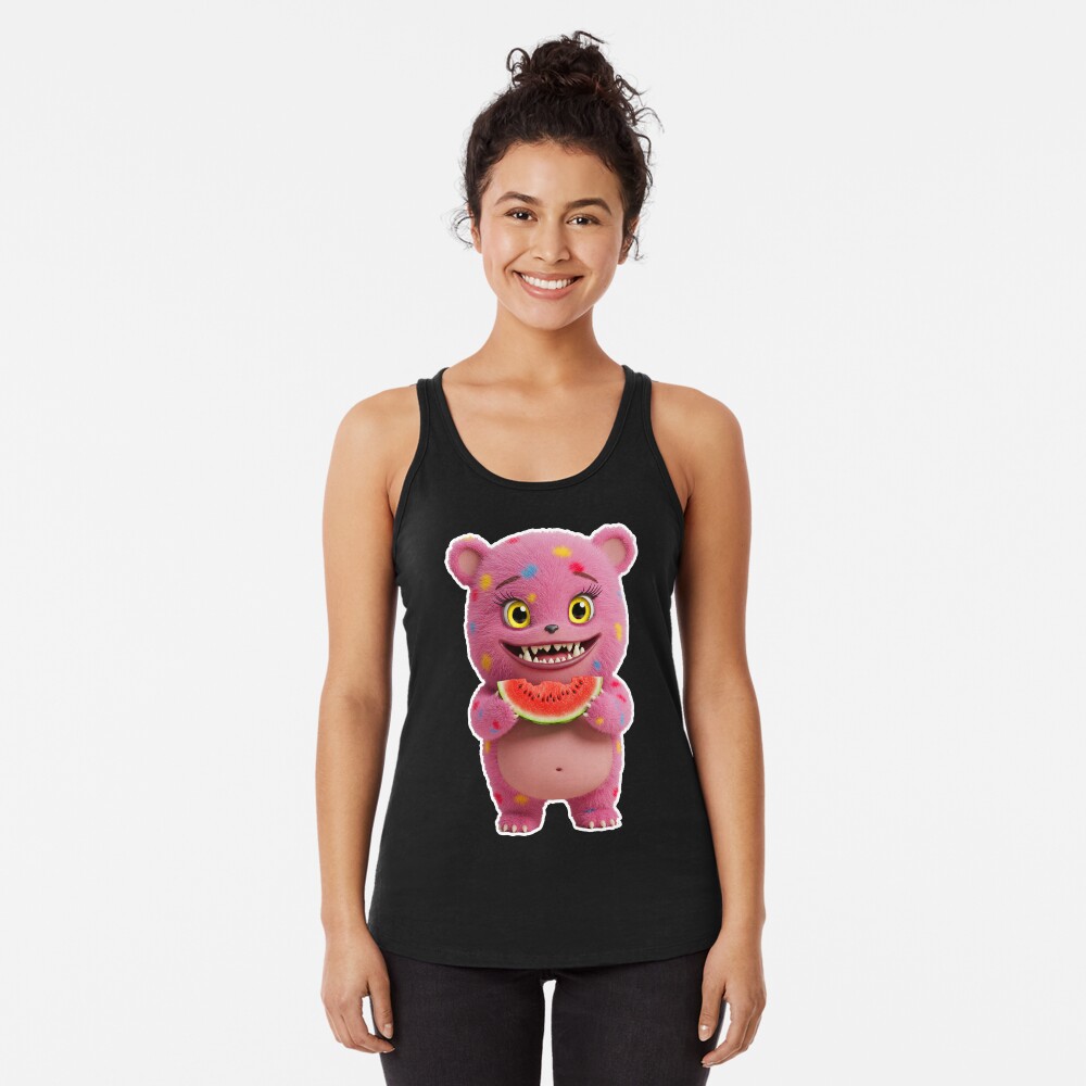 Vista previa del artículo con la obra «Camiseta con espalda nadadora», diseñado y vendido por FotoLibreStudio.