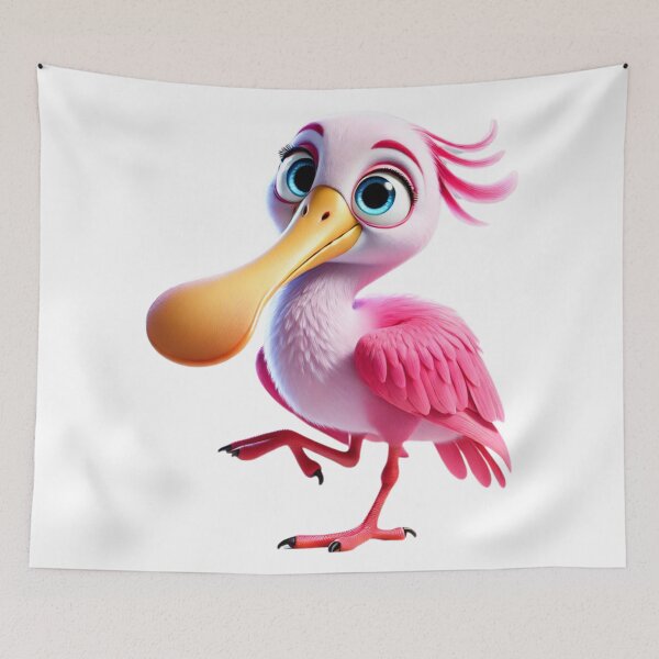 Item preview, Adorable Roseate Spoonbill designed and sold by Sillytoe.