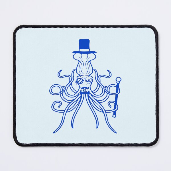 Item preview, Kraken Mr. Sir top hat monocle glasses rich man designed and sold by shirt-o-mat.