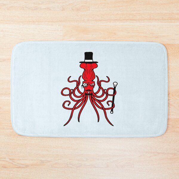 Item preview, Kraken Mr. Sir top hat monocle glasses rich man designed and sold by shirt-o-mat.