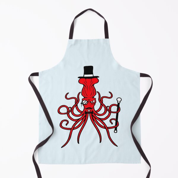 Item preview, Kraken Mr. Sir top hat monocle glasses rich man designed and sold by shirt-o-mat.