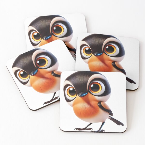 Item preview, Adorable Stonechat designed and sold by Sillytoe.