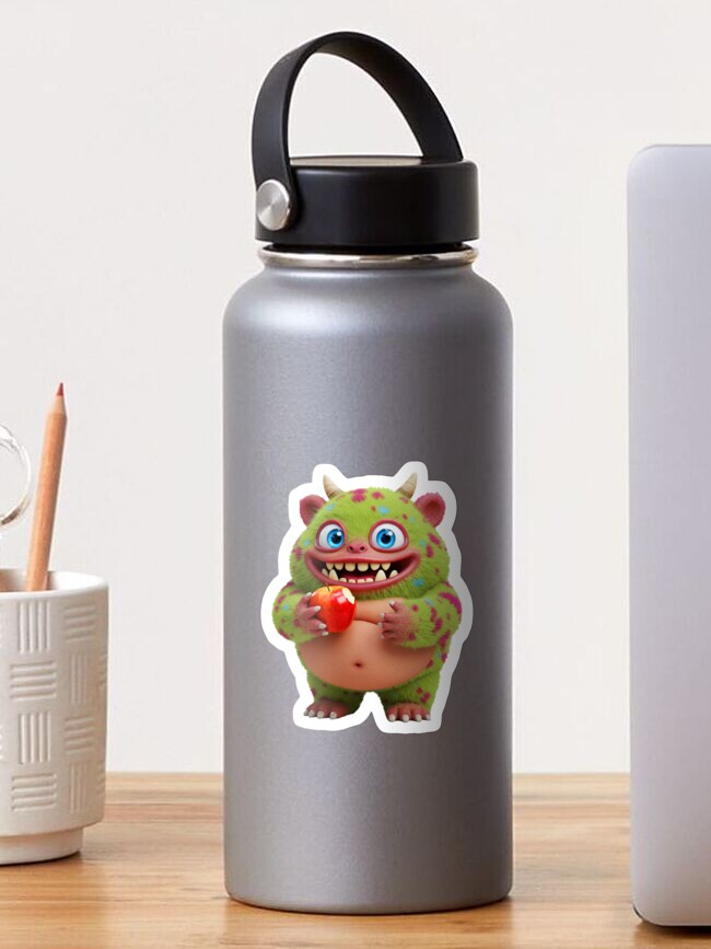 Imagen 1 de 3, Pegatina con la obra Colección de monstruos lindos, diseñada y vendida por FotoLibreStudio.