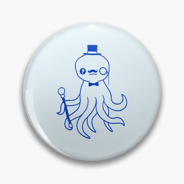 Item preview, Kraken Mr. Sir top hat monocle glasses rich man designed and sold by shirt-o-mat.