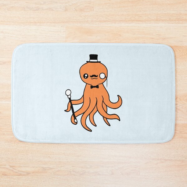 Item preview, Kraken Mr. Sir top hat monocle glasses rich man designed and sold by shirt-o-mat.