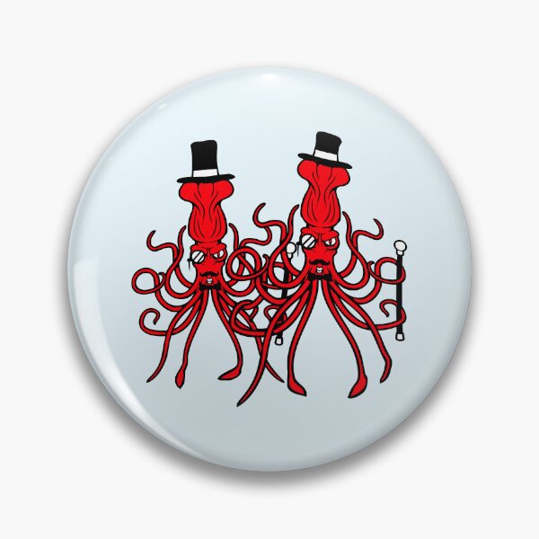 Item preview, 2 octopus sir hat monocle glasses two rich friends designed and sold by shirt-o-mat.