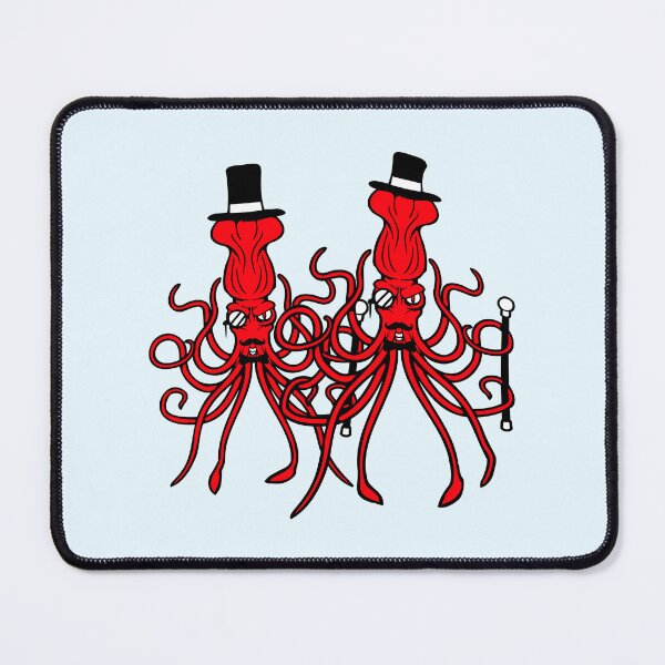 Item preview, 2 octopus sir hat monocle glasses two rich friends designed and sold by shirt-o-mat.