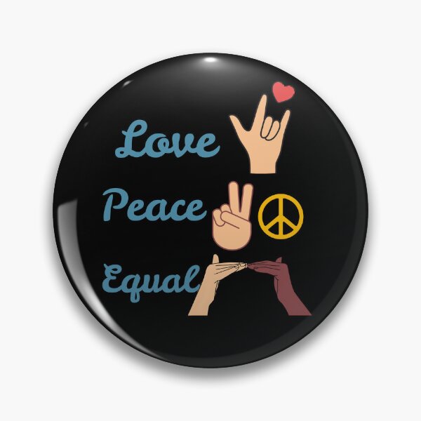 Item preview, Auslan Love Peace Equality  designed and sold by Guess4best.