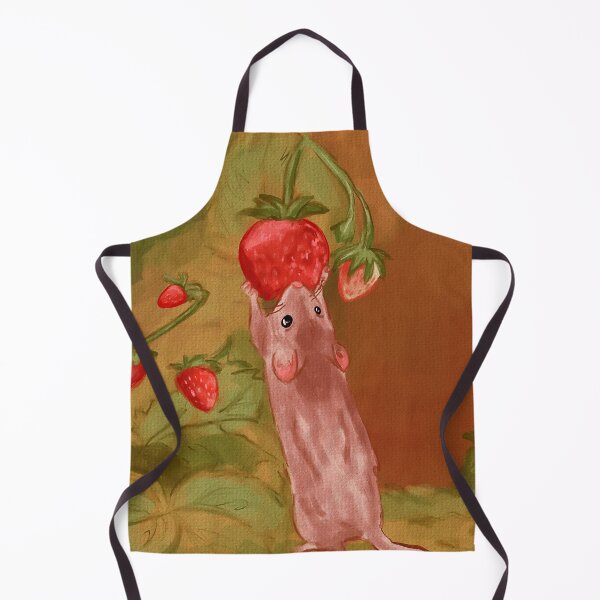 Item preview, strawberry mouse painting designed and sold by pinkdrinksoul.