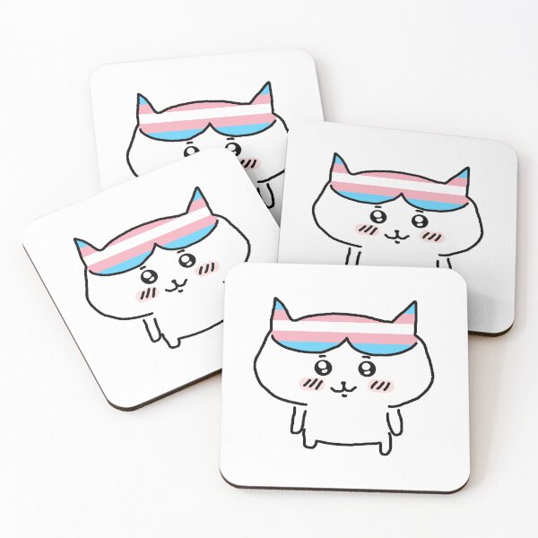Item preview, Hachiware Pride - Trans designed and sold by goose-of-silly.