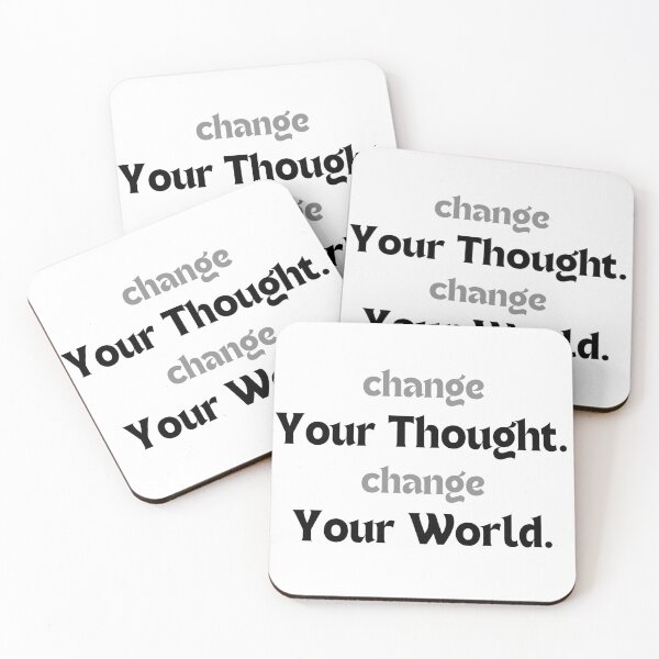 Item preview, Change your thoughts, change your world. designed and sold by MakeMyDaze.